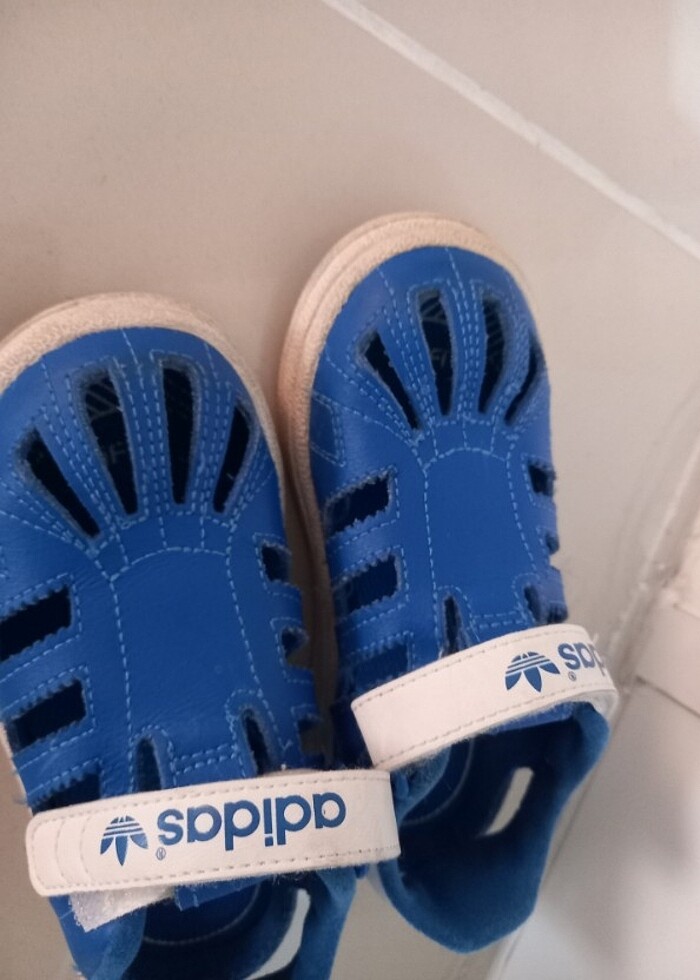 Adidas mavi sandalet - Görsel 2