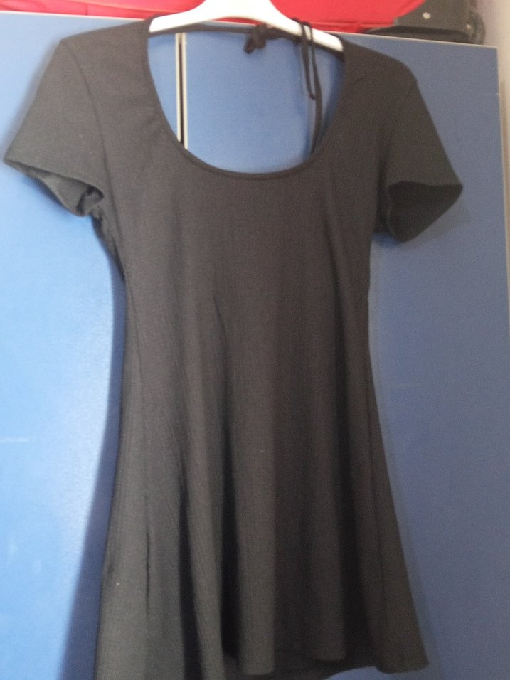 Siyah  Kadın günlük elbise Elbise - Görsel 3