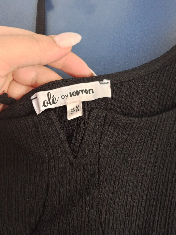 Siyah  Kadın günlük elbise Elbise - Görsel 2