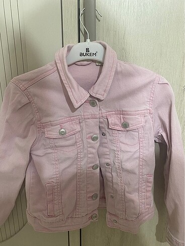 Pembe kot ceket