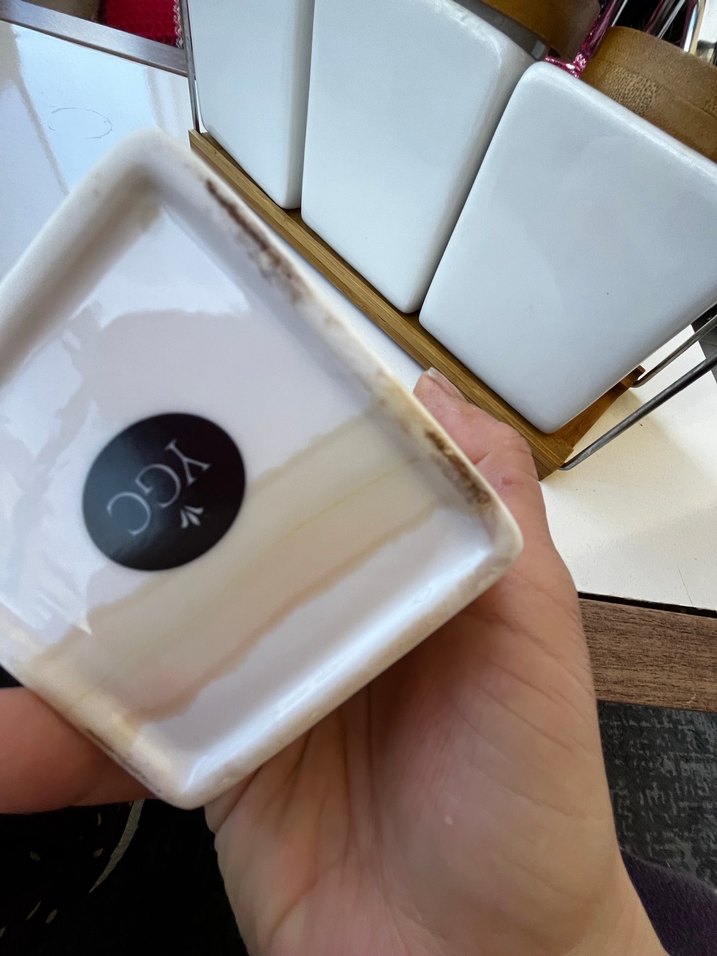 Bambu Kapaklı Beyaz Baharatlık Seti - Görsel 3