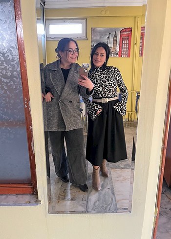 Kahverengi Süet Kadın Botlar Fermuarlı - Görsel 2