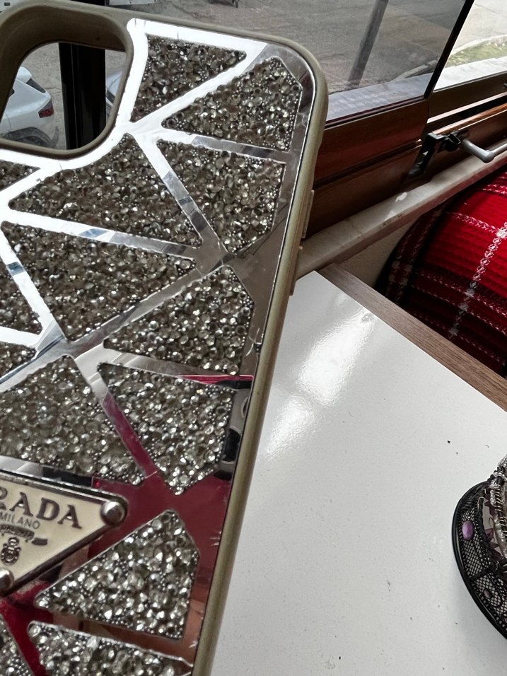 Bej Bohem Tarzı Parlak Telefon Kılıfı - Görsel 3