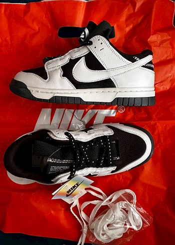 Nike Beyaz Siyah Kadın Spor Ayakkabısı Velcro