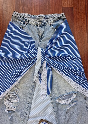 Mavi bershka stil bohem aksesuar - Görsel 4