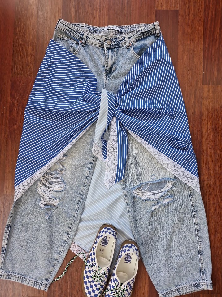 Mavi bershka stil bohem aksesuar - Görsel 3