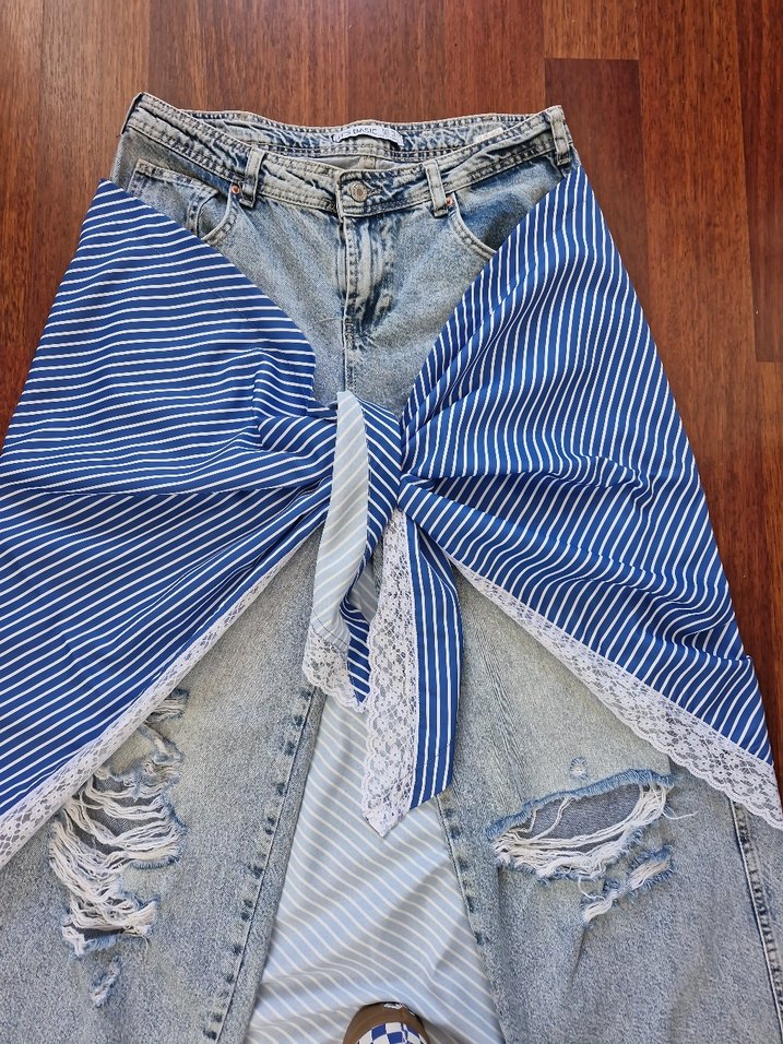 Mavi bershka stil bohem aksesuar - Görsel 4