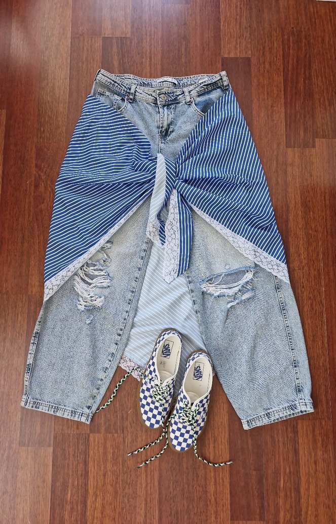 Mavi bershka stil bohem aksesuar - Görsel 2