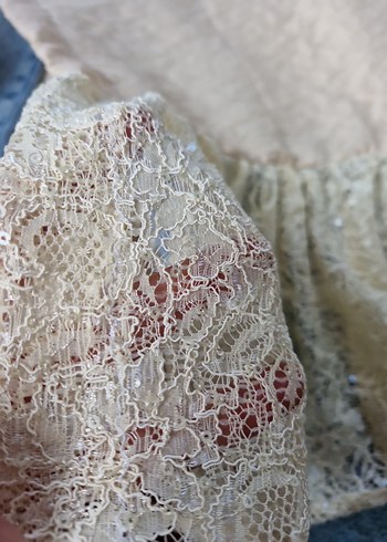 krem bershka stil bohem kore etek - Görsel 4