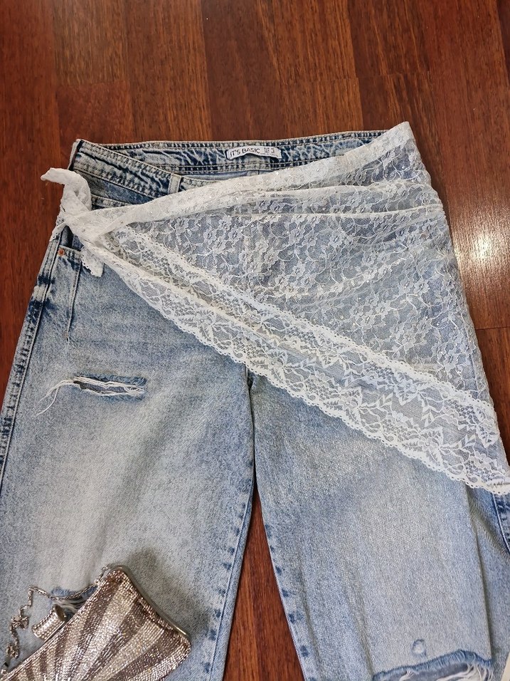 Dantel Detaylı bershka stil bohem aksesuar - Görsel 4