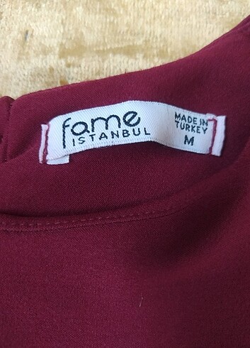 m Beden bordo Renk bordonun şıklığı elbisenin modelinin duruşu harika