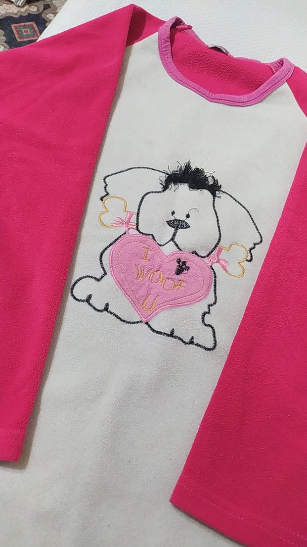 Kız Çocuk Pembe Baskılı Uzun Kollu Sweatshirt - Görsel 2