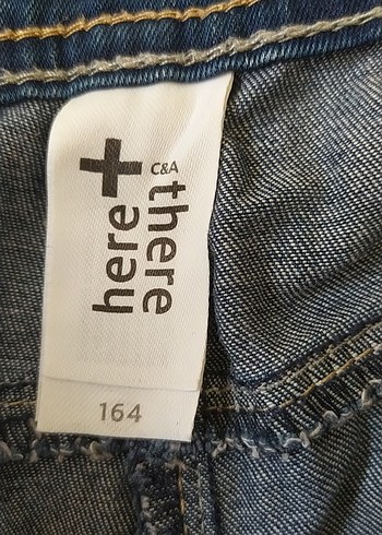 Payetli Nakışlı Gri Kadın Kot Pantolon - Görsel 3