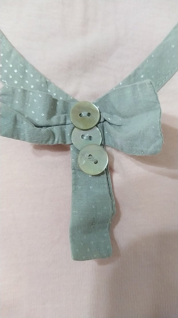 Kız Çocuk Pembe V Yaka Kısa Kollu Tişört - Görsel 5