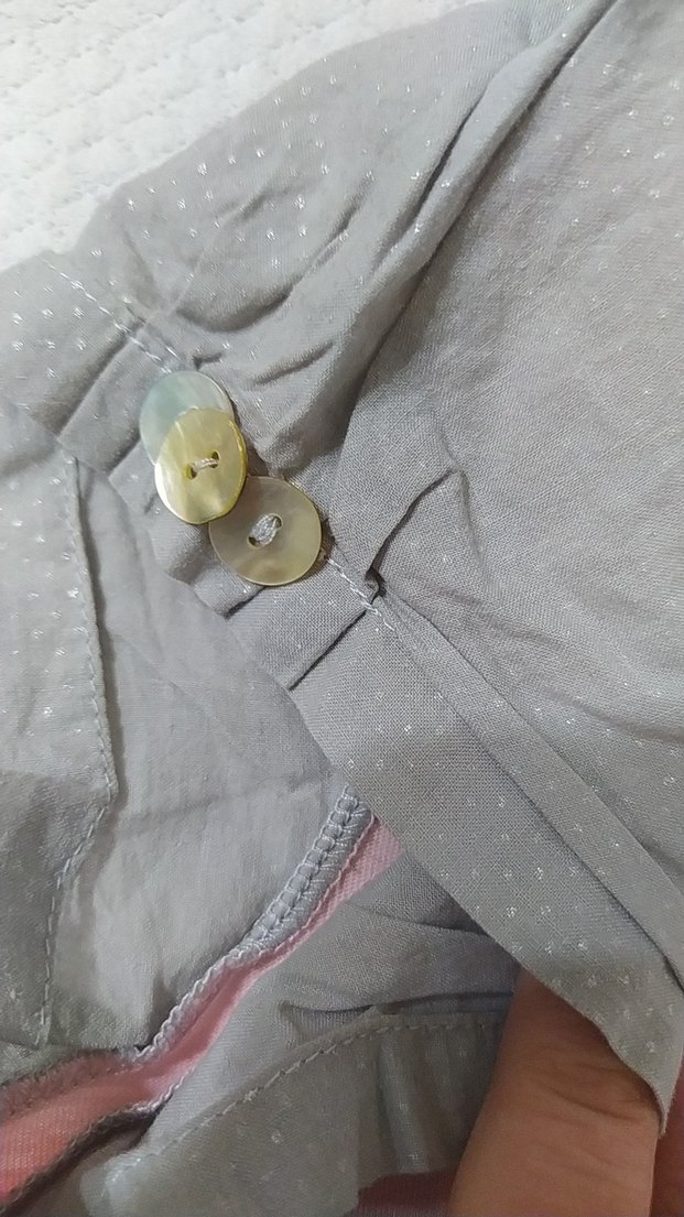 Kız Çocuk Pembe V Yaka Kısa Kollu Tişört - Görsel 2