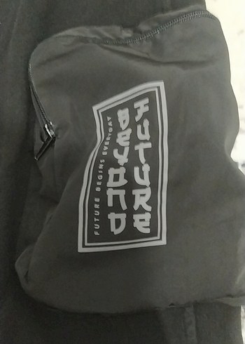 Erkek Siyah Outdoor Sweatpant Velcro Cepli - Görsel 2