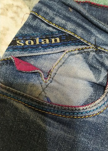 Mavi Tie-Dye Denim Jean - Görsel 2