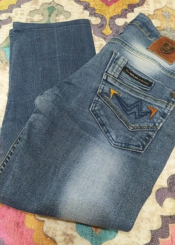 Mavi Tie-Dye Denim Jean - Görsel 4