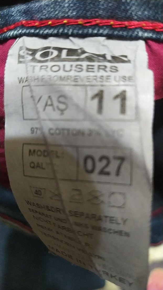 Mavi Tie-Dye Denim Jean - Görsel 3