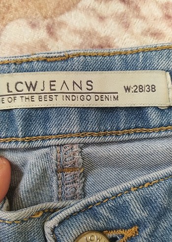 Nakışlı Mavi Bohem Kadın Kot Pantolon - Görsel 5