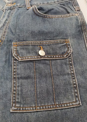 Kadın Mavi Denim Kot Pantolon - Görsel 2