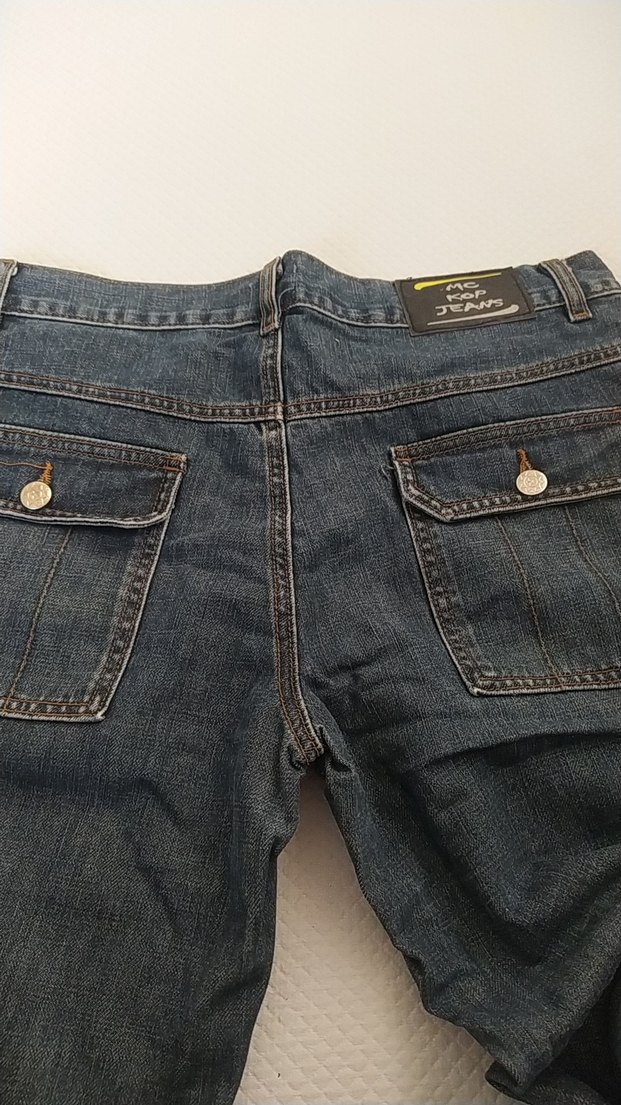 Kadın Mavi Denim Kot Pantolon - Görsel 3