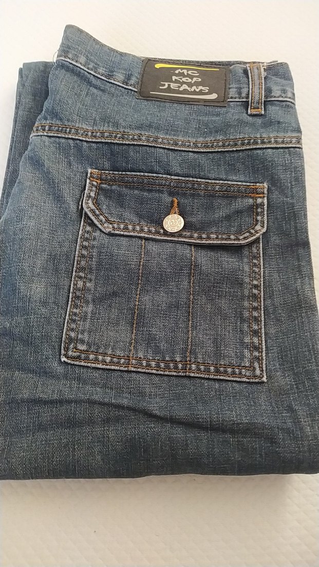 Kadın Mavi Denim Kot Pantolon - Görsel 5