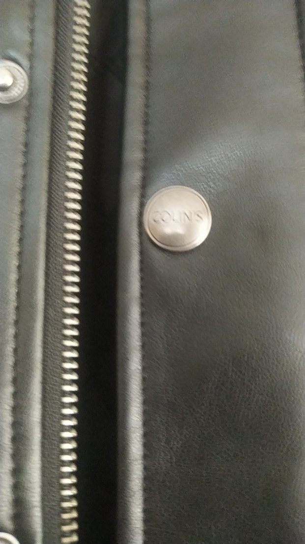 Düğmeli Siyah Deri Erkek Ceket - Görsel 3