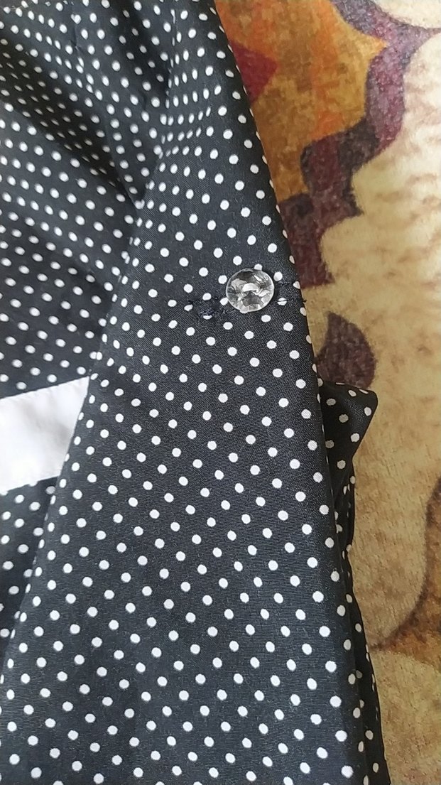 puantiyeli uzun ve kısa kollu kullanılabilen gömlek - Görsel 5