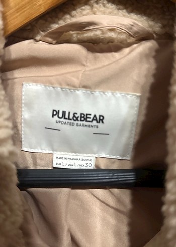 Bej Peluş Kadın Mont - Görsel 2