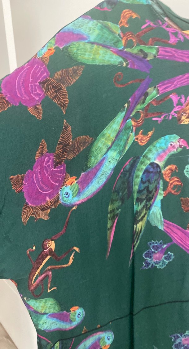 Bohem Çok Renkli Uzun Elbise - Görsel 3