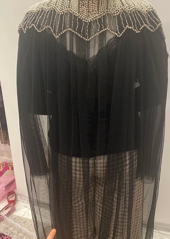 Özel tasarım işlemeli abiye - Görsel 2