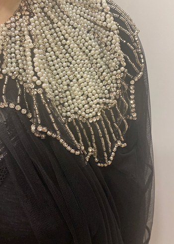 Özel tasarım işlemeli abiye - Görsel 7