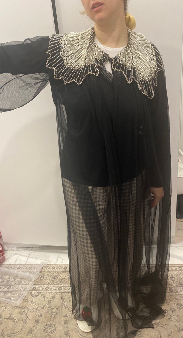 Özel tasarım işlemeli abiye - Görsel 5