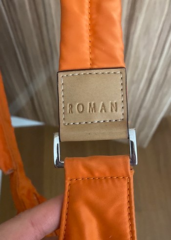 Turuncu askılı çanta, roman marka eşsiz bir parça - Görsel 2