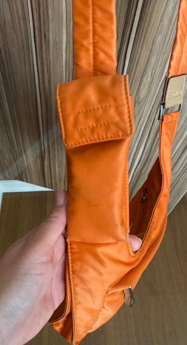 Turuncu askılı çanta, roman marka eşsiz bir parça - Görsel 3