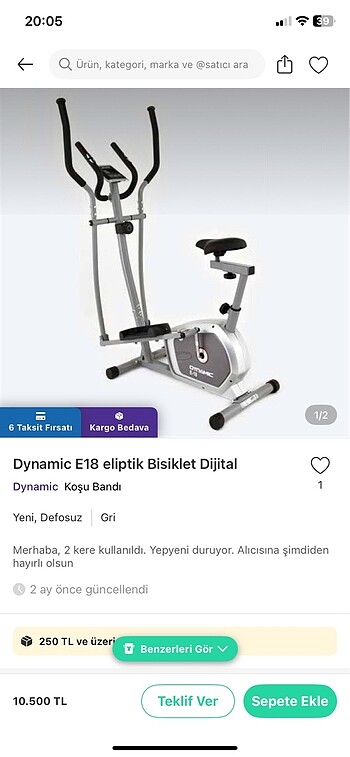 Eliptik bisiklet