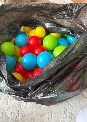 Renkli Plastik Oyun Topları - Görsel 2