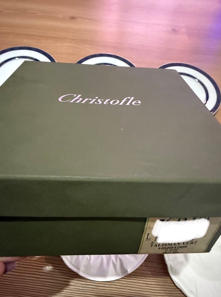 Christofle talisman  bread plates - Görsel 5