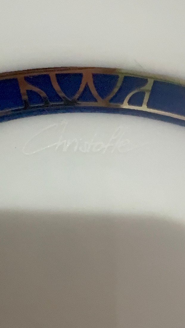 Christofle talisman  bread plates - Görsel 3