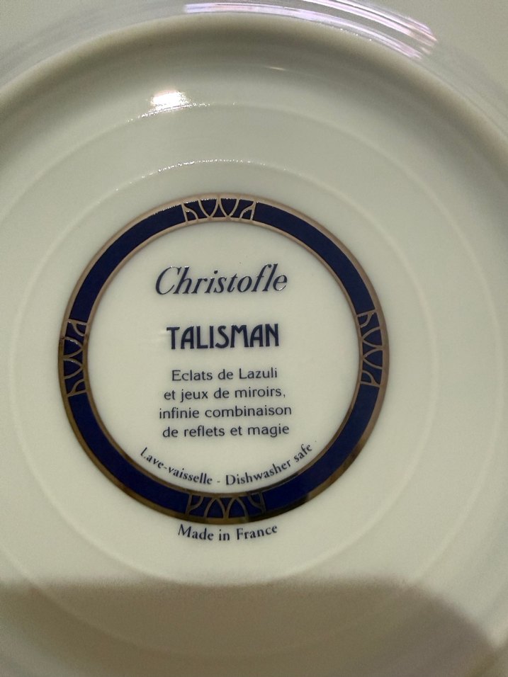 Christofle talisman  bread plates - Görsel 4