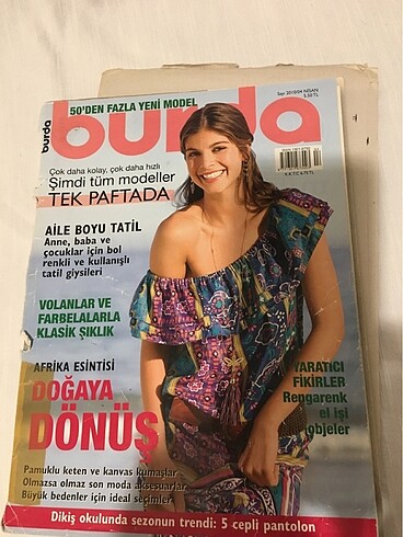 2010 ekim ayı Burda dergisi