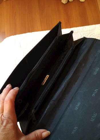 Siyah Deri Kadın Çanta - Görsel 7