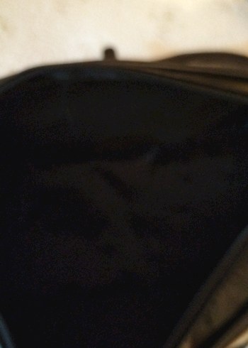 Klasik Siyah Deri Kadın Çanta - Görsel 8