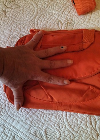 Parlak Kırmızı Bebek Çantası - Görsel 7