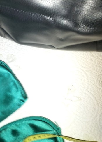 Parlak Yeşil Kadın Makyaj Çantası Seti - Görsel 9