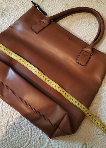 Bej Deri Kadın Çanta - Görsel 2