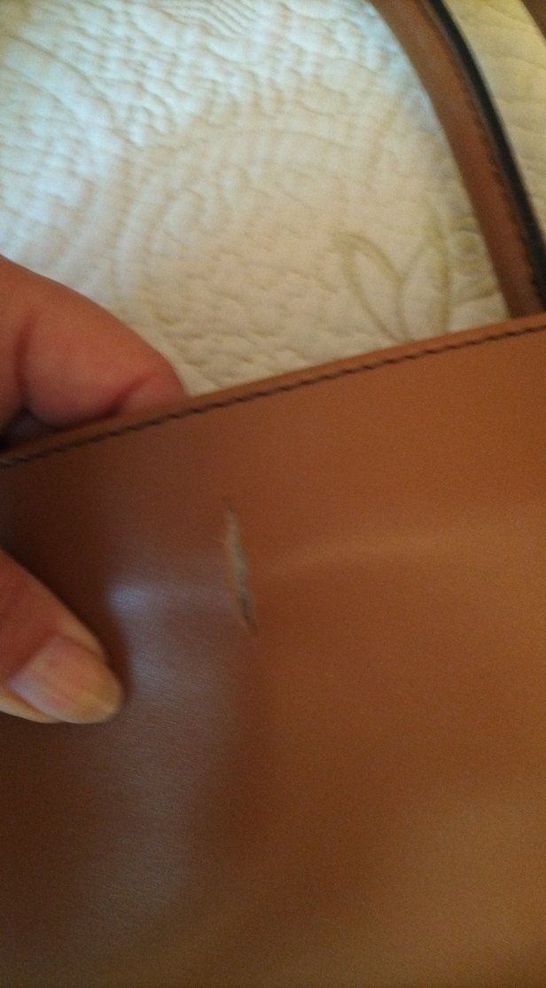 Bej Deri Kadın Çanta - Görsel 4