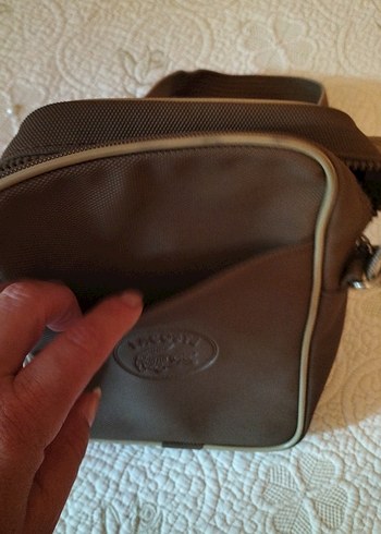 Bej Fermuarlı Erkek Omuz Çantası - Görsel 3