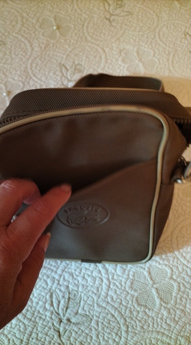 Bej Fermuarlı Erkek Omuz Çantası - Görsel 3